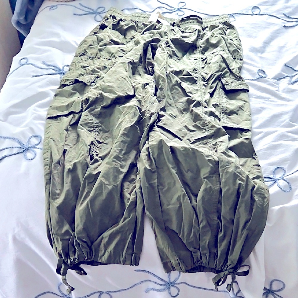 Nwt Aerie Sage Green Relaxed Pants